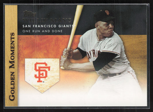 2012 Topps #GM-39 Willie Mays Golden Moments (Series 2)