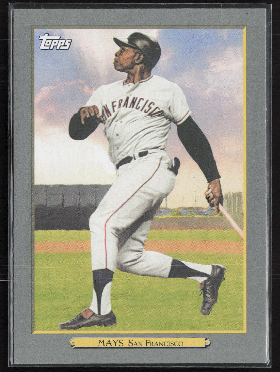 2020 Topps #TR-77 Willie Mays Turkey Red 2020 (Series 2)