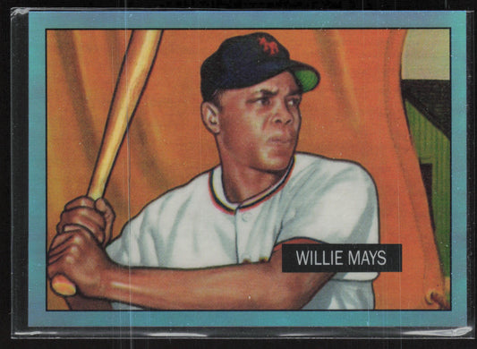 2013 Bowman Chrome #305 Willie Mays Blue Refractor