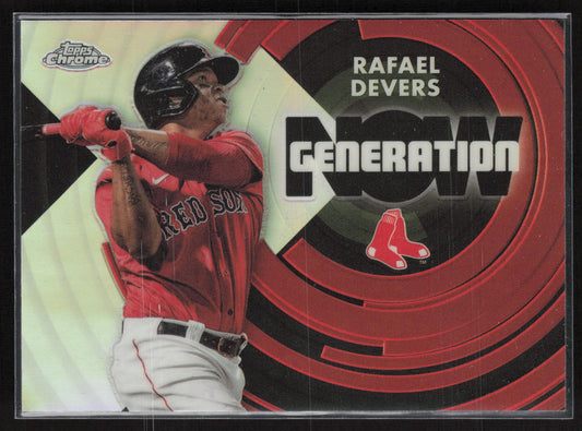 2022 Topps Chrome Update #GNC-17 Rafael Devers Generation Now Chrome