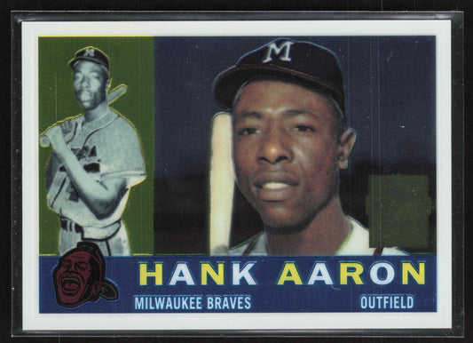 2000 Topps #7 Hank Aaron Hank Aaron Chrome