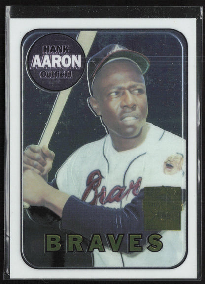 2000 Topps #16 Hank Aaron Hank Aaron Chrome