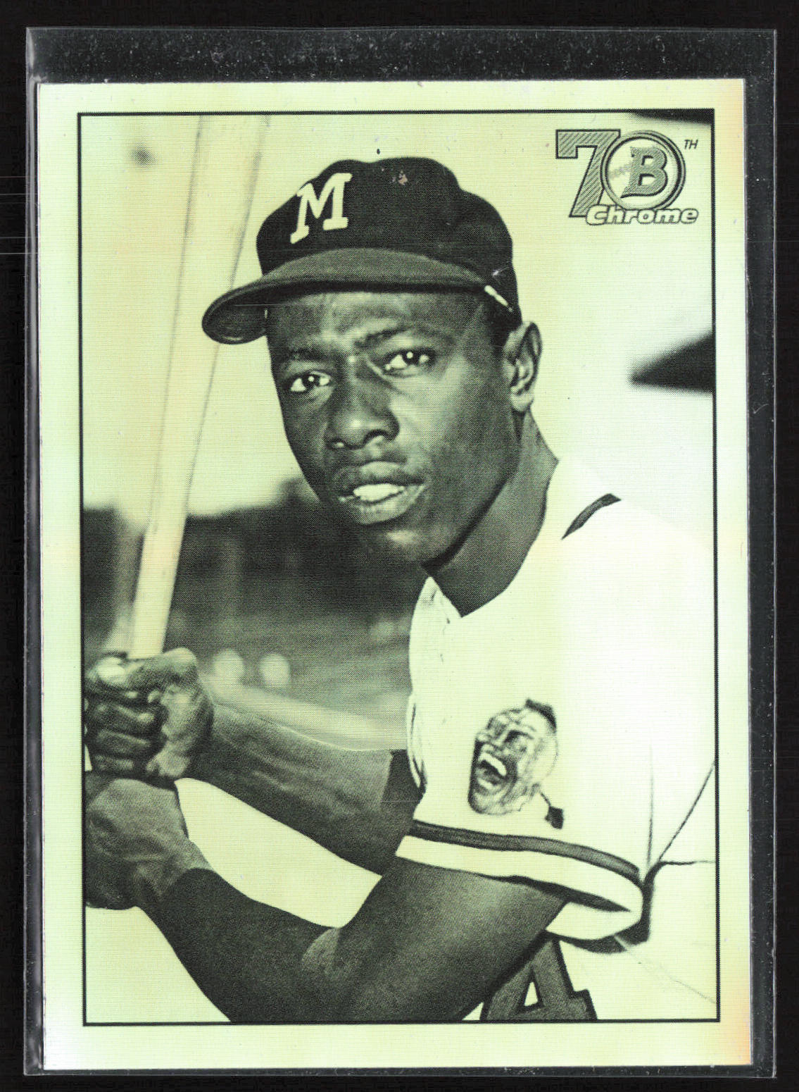 2017 Bowman #48B-HA Hank Aaron 1948 Bowman Chrome