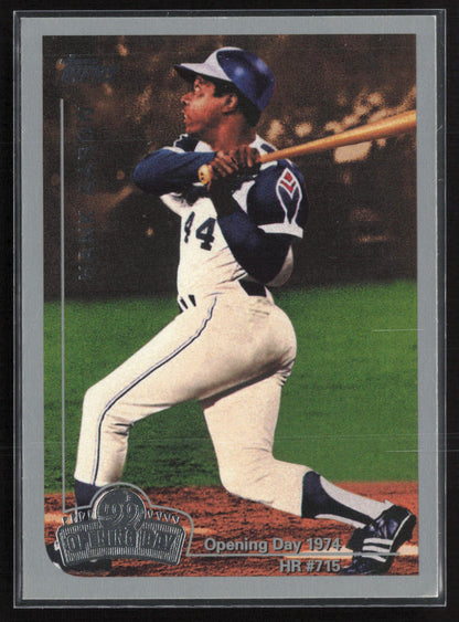 1999 Topps Opening Day #1 Hank Aaron