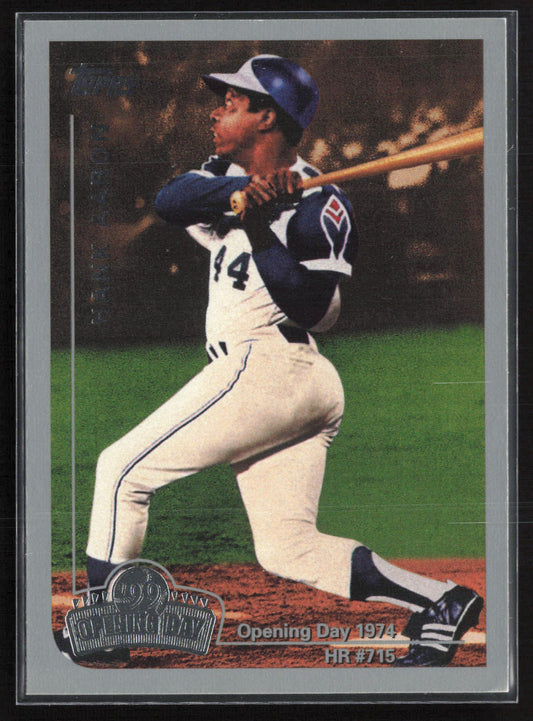 1999 Topps Opening Day #1 Hank Aaron