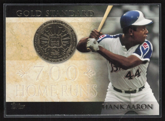 2012 Topps #GS-31 Hank Aaron Gold Standard