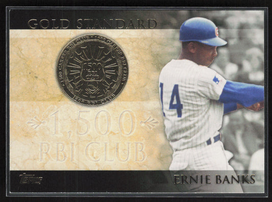 2012 Topps #GS-32 Ernie Banks Gold Standard