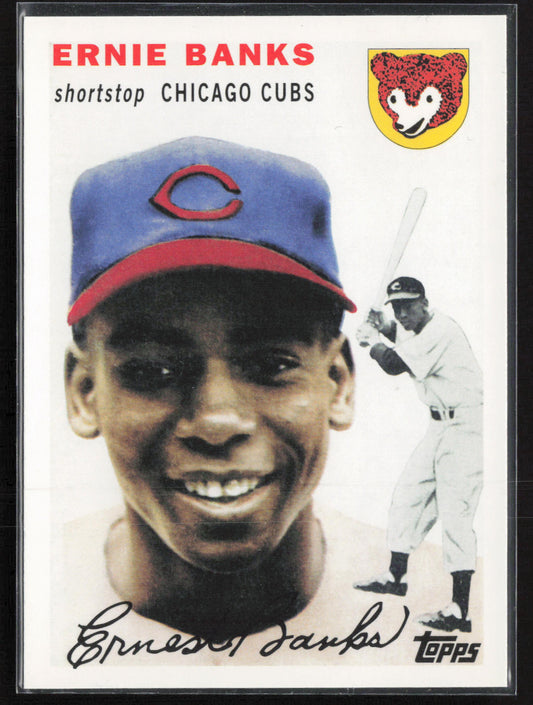 2010 Topps #94 Ernie Banks The Cards Your Mom Threw Out (Original Back)
