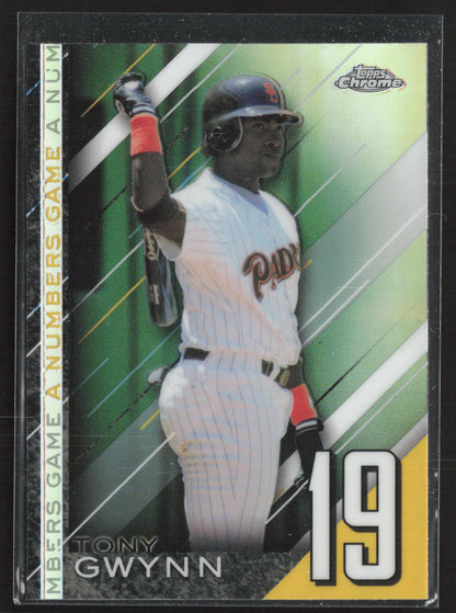 2020 Topps Chrome Update #NGC-15 Tony Gwynn A Numbers Game