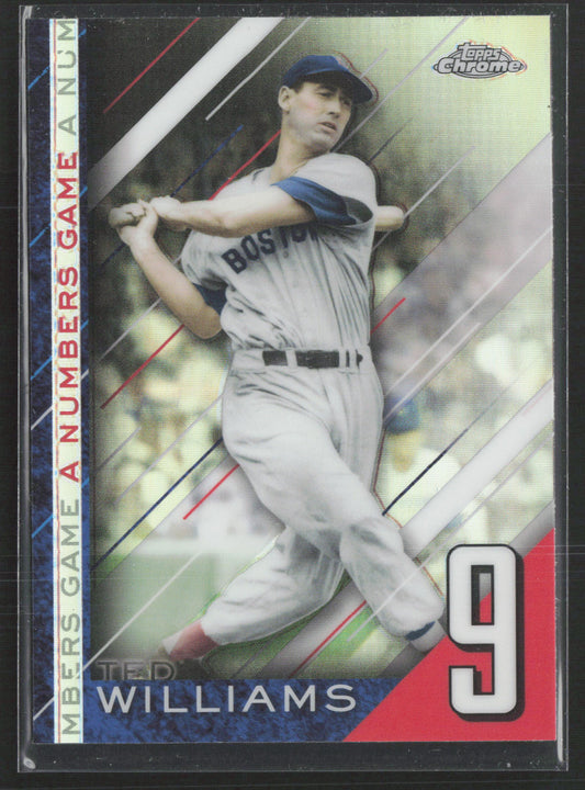 2020 Topps Chrome Update #NGC-14 Ted Williams A Numbers Game