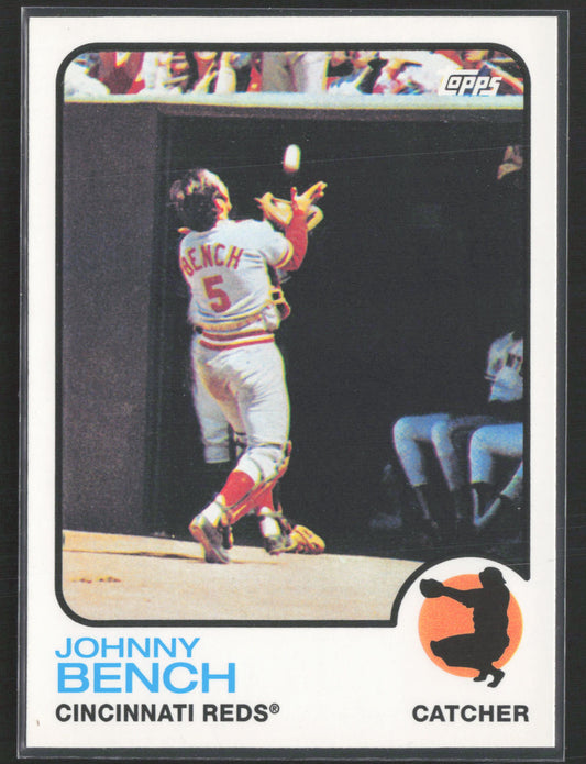 2010 Topps #380 Johnny Bench The Cards Your Mom Threw Out (Original Back)