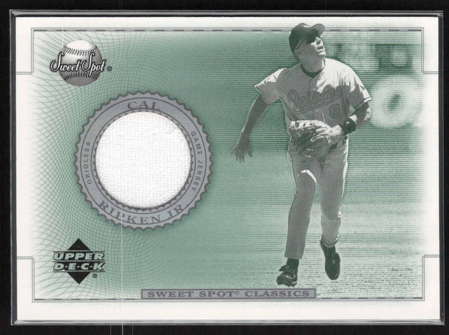 2002 Upper Deck Sweet Spot Classics #J-CR Cal Ripken Jr. Game Jersey