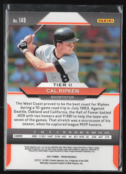 2021 Panini Prizm #149 Cal Ripken
