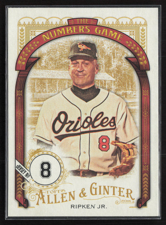 2016 Topps Allen & Ginter #NG-29 Cal Ripken Jr. The Numbers Game