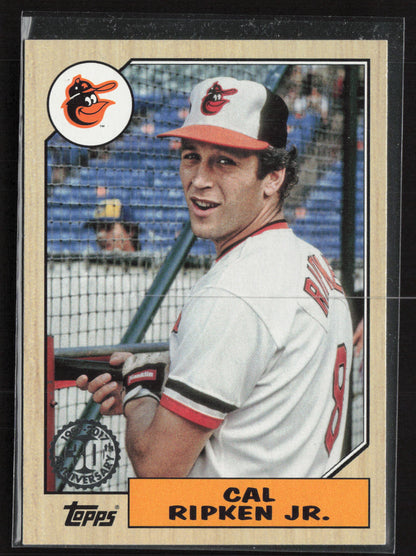2017 Topps #87-48 Cal Ripken Jr. 1987 Topps Baseball 30th Anniversary