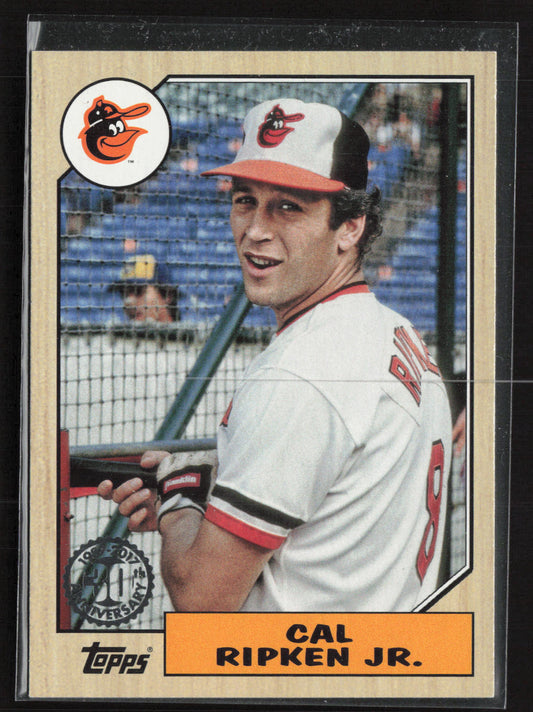 2017 Topps #87-48 Cal Ripken Jr. 1987 Topps Baseball 30th Anniversary