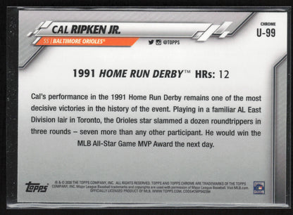 2020 Topps Chrome Update #U-99 Cal Ripken Jr.