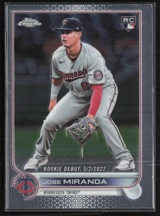 2022 Topps Chrome Update #USC6 Jose Miranda