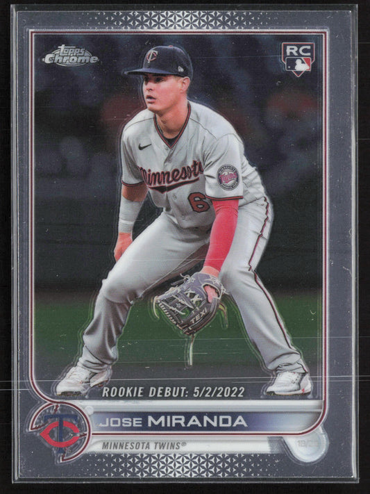 2022 Topps Chrome Update #USC6 Jose Miranda