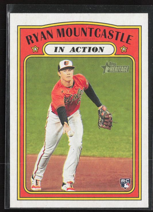 2021 Topps Heritage #186 Ryan Mountcastle