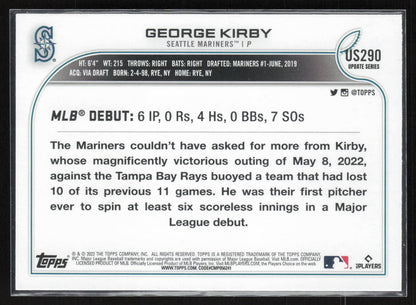 2022 Topps Update #US290 George Kirby
