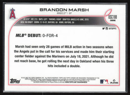 2022 Topps Chrome Update #USC188 Brandon Marsh