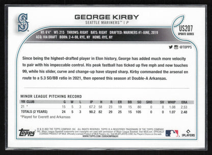 2022 Topps Update #US207 George Kirby