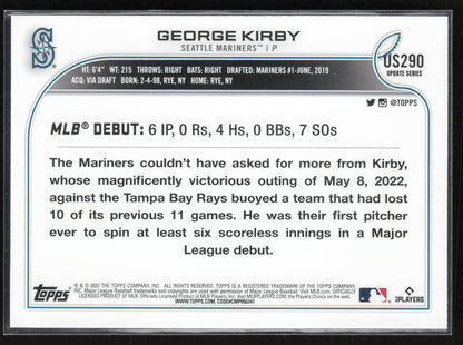 2022 Topps Update #US290 George Kirby
