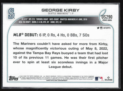 2022 Topps Update #US290 George Kirby