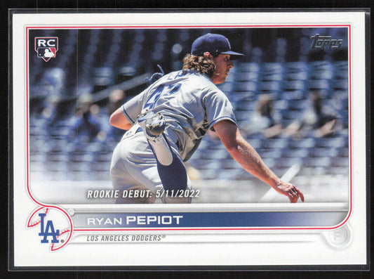 2022 Topps Update #US258 Ryan Pepiot