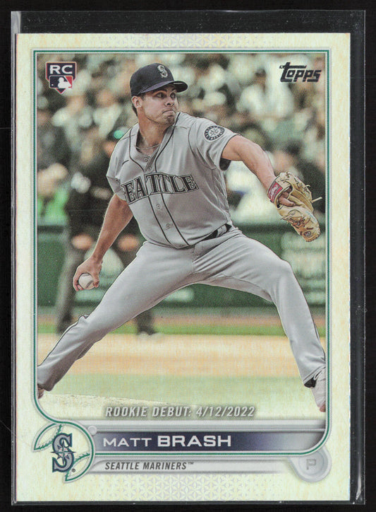 2022 Topps Update #US274 Matt Brash Rainbow Foil