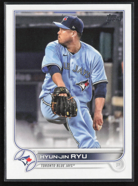 2022 Topps 1st Edition #297 Hyun-Jin Ryu Stat Card #003 of 300