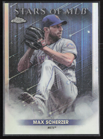 2022 Topps Update #SMLBC-74 Max Scherzer Stars of MLB Chrome