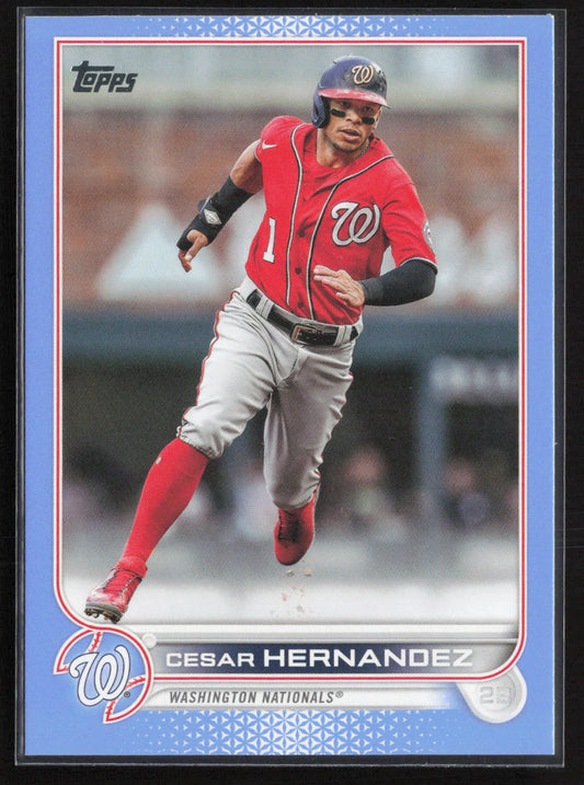 2022 Topps Update #US299 Cesar Hernandez Father's Day Blue #19 of 50