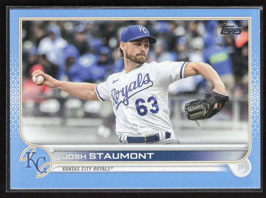2022 Topps Update #US53 Josh Staumont Father's Day Powder Blue #14 of 50