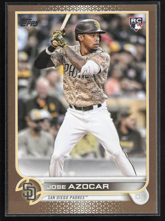 2022 Topps Update #US280 Jose Azocar Gold #0169 of 2022