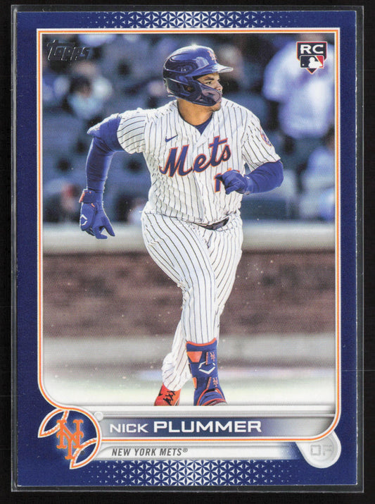 2022 Topps Update #US247 Nick Plummer Royal Blue
