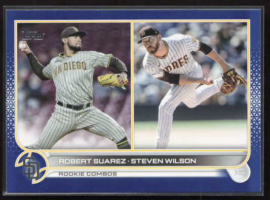 2022 Topps Update #US239 Robert Suarez / Steven Wilson RCOM Royal Blue