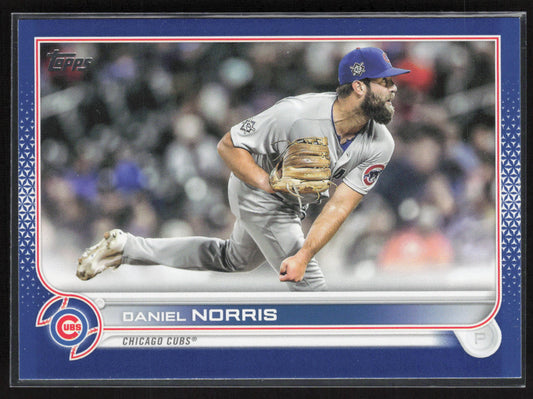 2022 Topps Update #US143 Daniel Norris Royal Blue