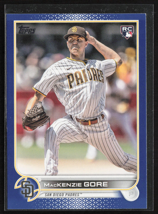 2022 Topps Update #US81 MacKenzie Gore Royal Blue
