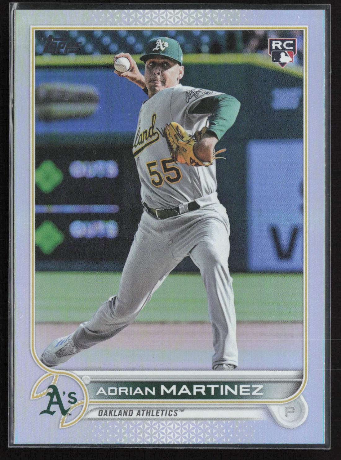 2022 Topps Update #US77 Adrian Martinez Rainbow Foil