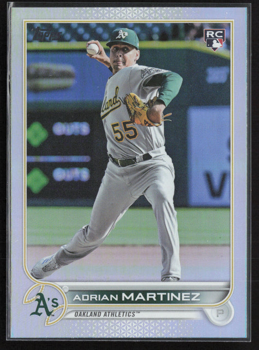 2022 Topps Update #US77 Adrian Martinez Rainbow Foil
