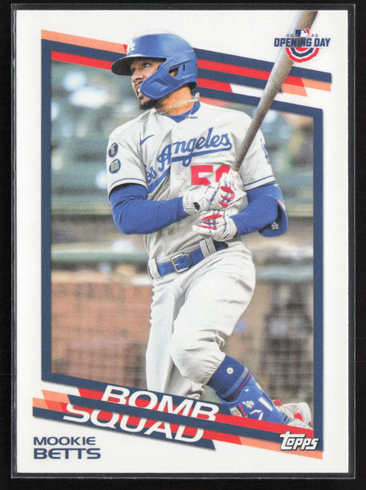 2022 Topps Opening Day #BS-18 Mookie Betts Bomb Squad