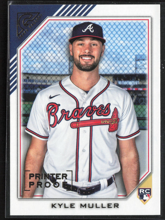 2022 Topps Gallery #30 Kyle Muller Printer Proof