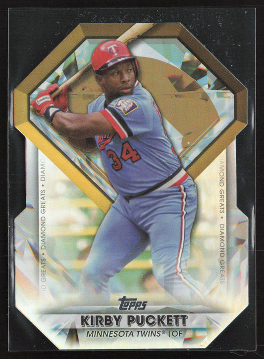 2022 Topps #DGDC-38 Kirby Puckett Diamond Greats Die Cuts