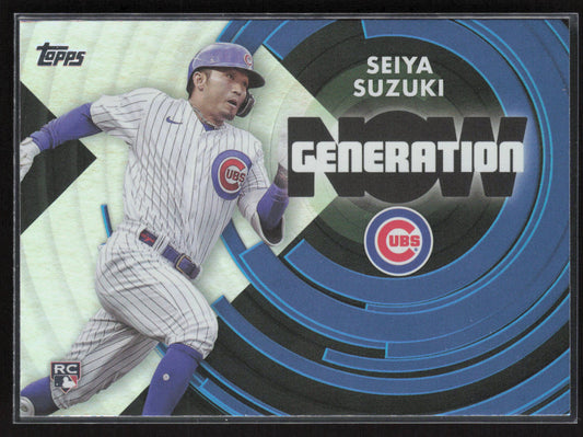 2022 Topps Chrome Update #GNC-22 Seiya Suzuki Generation Now Chrome