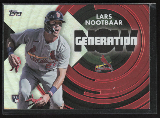 2022 Topps Update #GN-84 Lars Nootbaar Generation Now