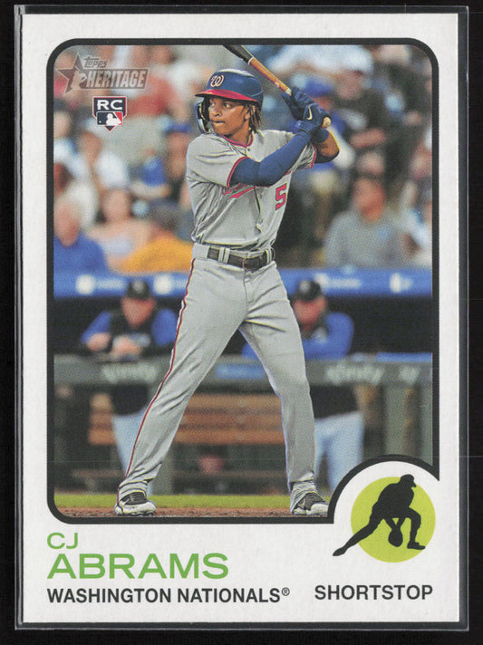 2022 Topps Heritage #501 CJ Abrams