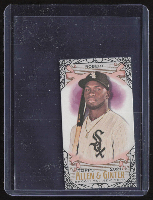 2021 Topps Allen & Ginter #143 Luis Robert Mini Black Border