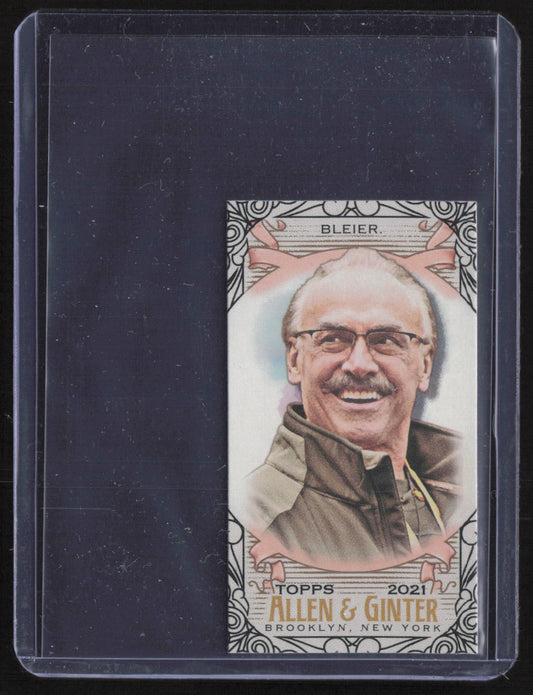 2021 Topps Allen & Ginter #201 Rocky Bleier Mini Black Border